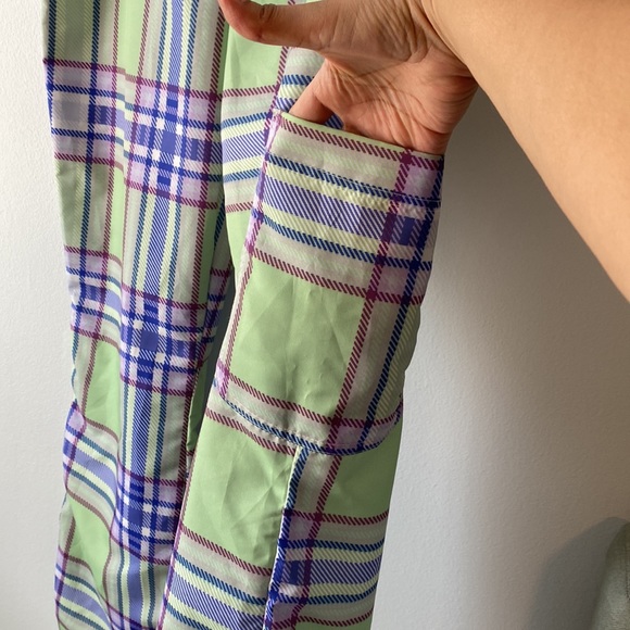 ⚡️Last Days! ASOS DESIGN 90's check kick flare trouser in shell fabric co-rd 8 - Picture 5 of 13